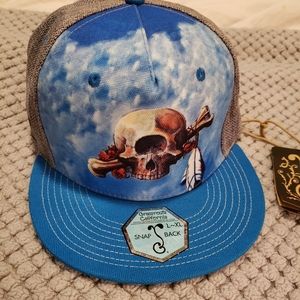 Stanley Mouse Cyclops Blue Snapback Hat